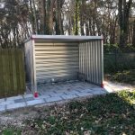 Berging-stalling open lange zijde 3mtr