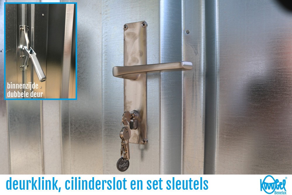 Materiaalcontainer - Enkele deur lange zijde - 5 meter - Afbeelding 5