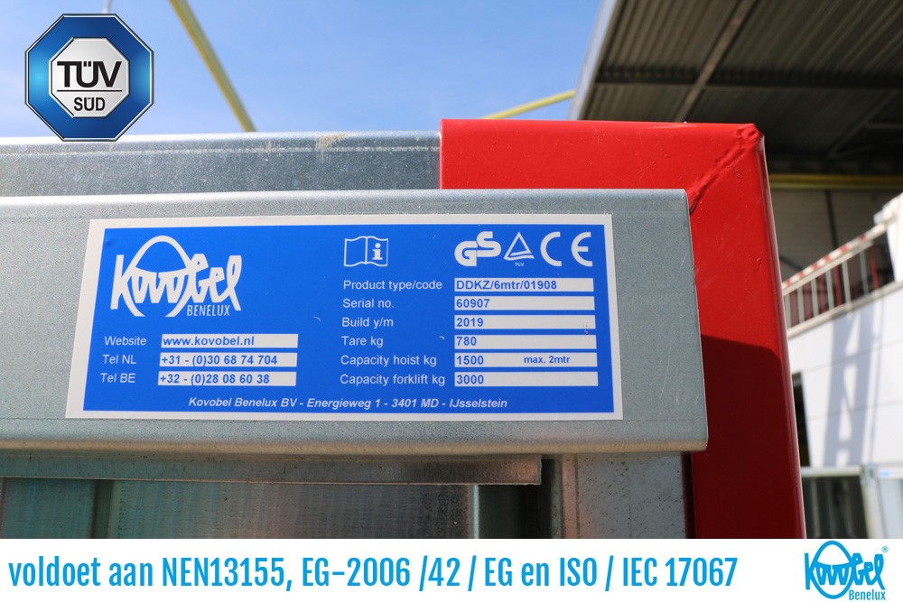 Materiaalcontainer - Enkele deur lange zijde - 5 meter - Afbeelding 11