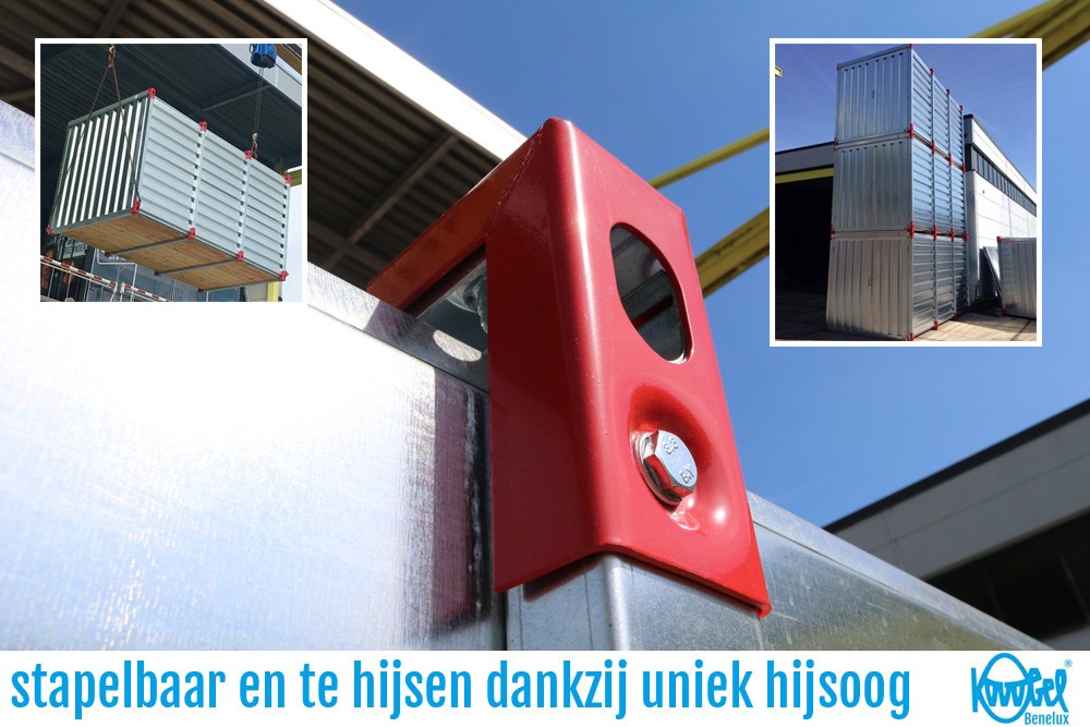 Materiaalcontainer - Enkele deur lange zijde - 5 meter - Afbeelding 13