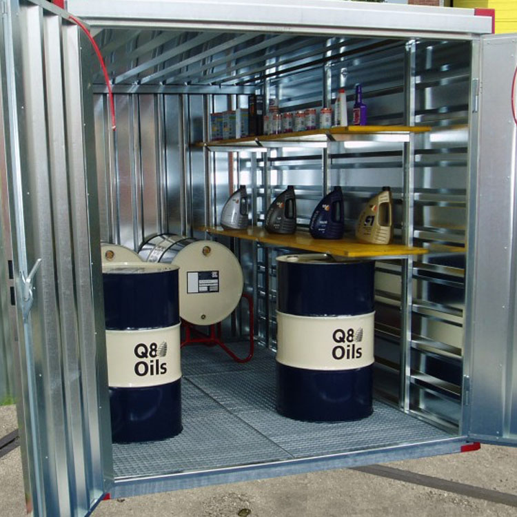 Milieu opslag container