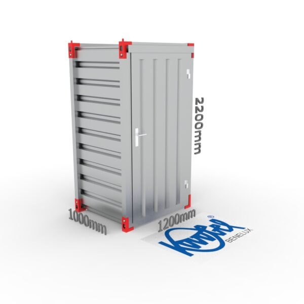 maatvoering mini bouwcontainer