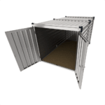 Materiaalcontainer Max 4 x 2,4 x 2,2 meter - Afbeelding 4