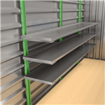 Set staanders tbv 3m stelling aan lange zijde