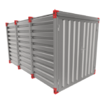 Materiaalcontainer_4m_ddkz Pro-line zelfbouwcontainer 4 meter